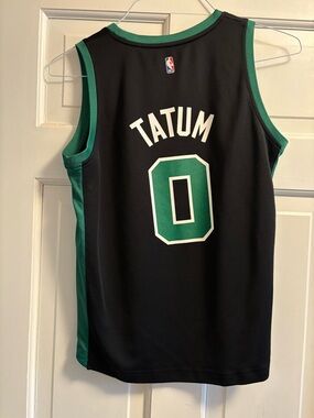 Boston Celtics Jayson Tatum #0 Black & Green NBA Jersey